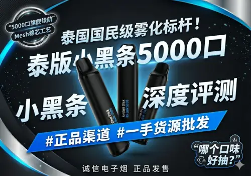 泰国KS小黑条Quik 5000口深度评测：哪个口味好抽？正品购买渠道与避坑指南-诚信电子烟